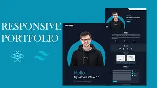 Responsive React Portfolio Website Using React JS & Tailwind CSS Tutorial | ReactJS Projects