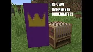 How to Make a Crown Banner in Minecraft