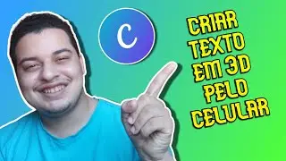 Como Criar um Texto em 3D pelo Celular (Muito Fácil)