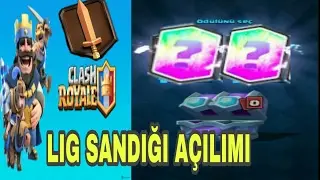 CLASH ROYALE LİG SANDIĞI AÇILIMI!!!