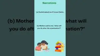 HSLC 2020 English Narration solved #shorts #academic  #englishgrammar  #education #youtubeshorts