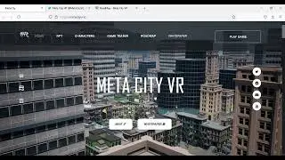 Meta City VR  NFT GAming Plateform Play Game to Earn  Real incom