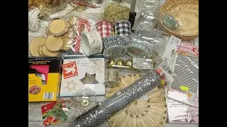 Compras, material para manualidades de navidad.