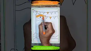 India flag drawing | Independence day drawing easy #short