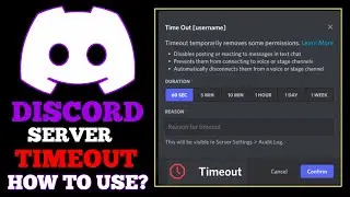 Discord Server Timeout | How to Give/Use Discord Server Timeout Feature? Discord Server Timeout 2022