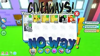 Pet Simulator X giveaway! | Giving away a Huge Hell rock|