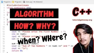 What Is Meant By Algorithms In C++ ? Why We Use ? How to Use ? || RFK Programming Fundamentals