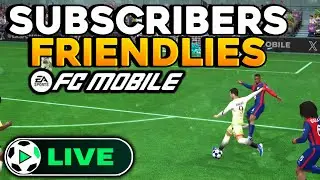 SUBSCRIBERS FRIENDLIES SUNDAY 🫂 | New Events *COMING SOON*✨ | H2H 🧀 | FC Mobile Live 🔴
