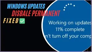 HOW TO PERMANENTLY DISABLE WINDOWS UPDATE - COMPLETE GUIDE