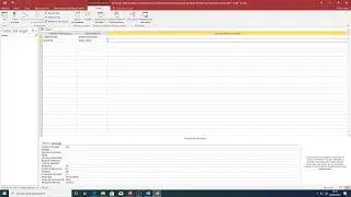 Access-Crear Tabla Sencilla