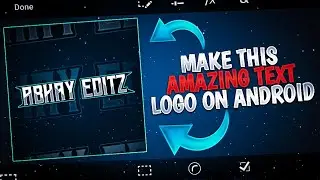 How To Make Text Logo On Android || Make/Create A Professional Text Clan Logo On Android Tutorial!