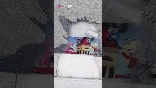 Water bottle dropping of Gacha Academy #Tempoapp #shorts