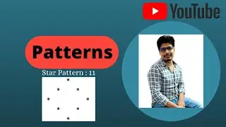 Pattern - 11 Solution Video| Java Foundation Course | Star Pattern Solution.