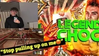PULLING UP ON THE FIRST LEGEND IN NBA 2k20( CALLED US OUT RAGED)