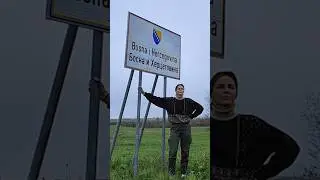 I crossed the border with Bosnia Herzegovina. Watch the entire vlog now on my channel! 🇧🇦