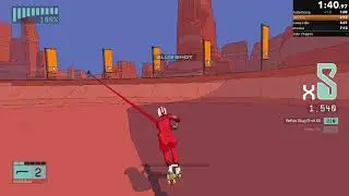Rollerdrome Speedrun (fast) (no sound (scuffed setup))