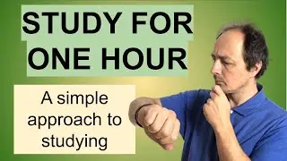 Study One Hour Per Day - a simple approach to studying