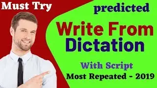 PTE Listening: (Predicted) Write From Dictation Practice with Answer 2019