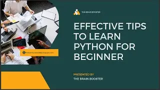 7 Effective Tips To Learn Python Fast Tips To Learn Python For Beginners