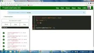 freeCodeCamp Repeat a string repeat a string