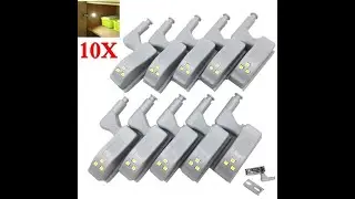 LED Inner Hinge Lamp Under Cabinet Lights Universal Wardrobe Cupboard Sensor Lights