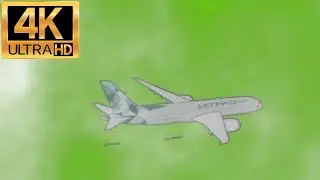 airplane flying clouds✈️clouds green screen 4k - flying through✈️airplanes in the sky✈️green screen