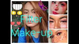 Doing Makeup Filter  challenge, Filter on instagram,tiktok,etc. 