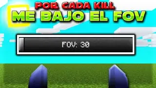 POR CADA KILL ME BAJO EL FOV🥵 - Minecraft Pocket Edition