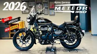 2026 🔥 Royal Enfield Meteor 350 Supernova Black Full Review ✅ Price & Features ❤️ Meteor 350