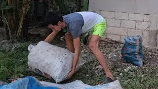 NAGBULKAS UG KOPRAS | A DAY AFTER DRYING COCONUT COPRA | Rey Naldz