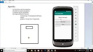 Wk-10-Lecture-1 Part-1 | EditText Android | TextView Android | Event Handling Android