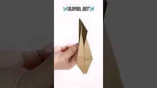 Super PAPER JET #shorts #paperplane #paperjet