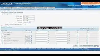Create Item Attribute Group - Oracle Advanced Product Catalog