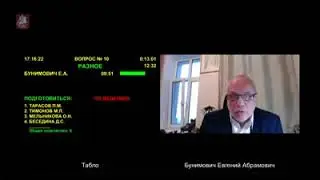 Евгений Бунимович, обращение к мэру Москвы об обеспечении лекарствами детей со СМА. Заседание МГД
