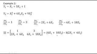 Linear Algebra: Jacobian Determinant