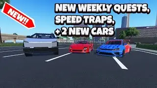 New Drive World Update! (New weekly quests, speed traps, cars, and much more)