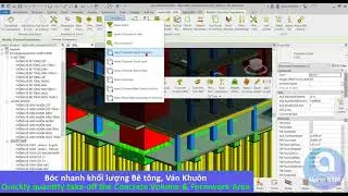 Quickly quantity take-off in Revit | Bóc nhanh khối lượng bê tông, ván khuôn, cốt thép | ALPHA BIM