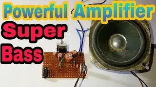 How To Make Amplifier Powerful Bass ! Make High Bass Amplifier At Home By Creative Projects