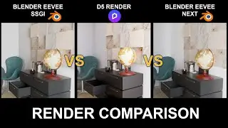 Eevee SSGI vs Eevee Next vs D5 Render