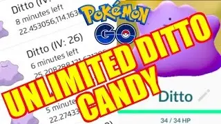 POKEMON GO UNLIMITED DITTO CANDY!! EASY CANDY HACK!! EASY DITTO CANDY!!