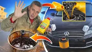 Замена масла в двигателе VW Passat B7