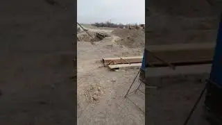 Забивка шпунта оп.№6, устройство опалубки шкафной стенки оп.№7 мост ПК301+52,47 17-03-2020
