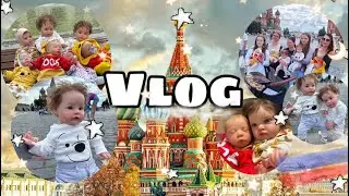 Влог🎡// Прогулка с 7-ми реборнами на Красной Площади🌺//ИНОСТРАНКА КУПИЛА КУКЛУ😱//Реакция на кукол🤪⭐️