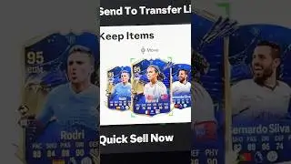 2 TOTY RODRI RENARD HONOURABLE MENTION BERNARDO SILVA 3 ICONS in one pack #eafc24 #fc24 #ivanwmgamer