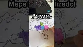Crie mapas personalizado! #mapas #geografia #dicas