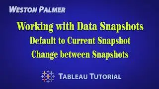 Tableau Tutorial - Always show the Latest Data Snapshots using the Set Parameter Value action