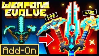 Weapons Evolve Add-On | Minecraft Marketplace Addon | Showcase