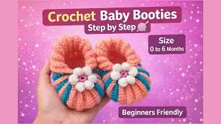 Wow 🤗 Very Easy Crochet Baby Shoes | Beginners-Friendly #crochet #trending #kintting