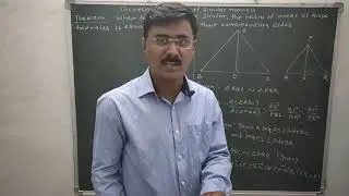 Theorem of areas of similar triangles