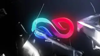 Abstract Glass Shatter Logo Opener | After Effects template